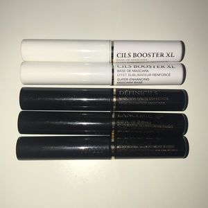 Lancôme 3 mascaras and 2 mascara primers